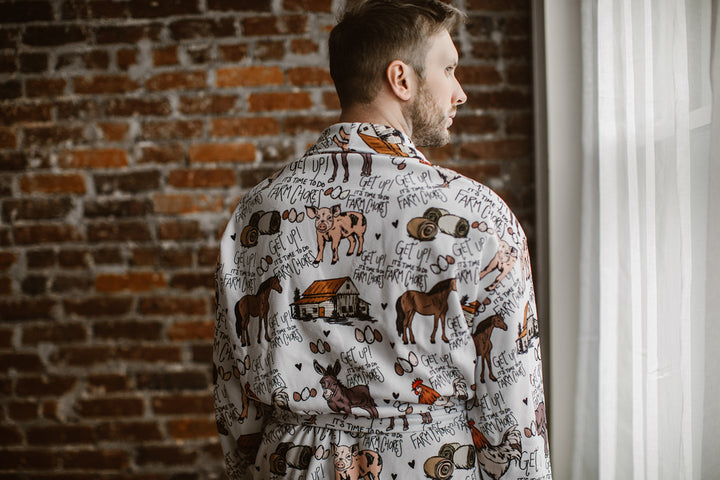 Farm Chores Friend Robe