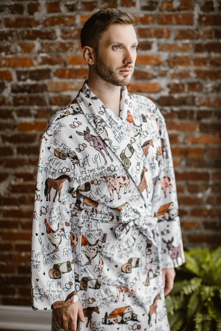 Farm Chores Friend Robe