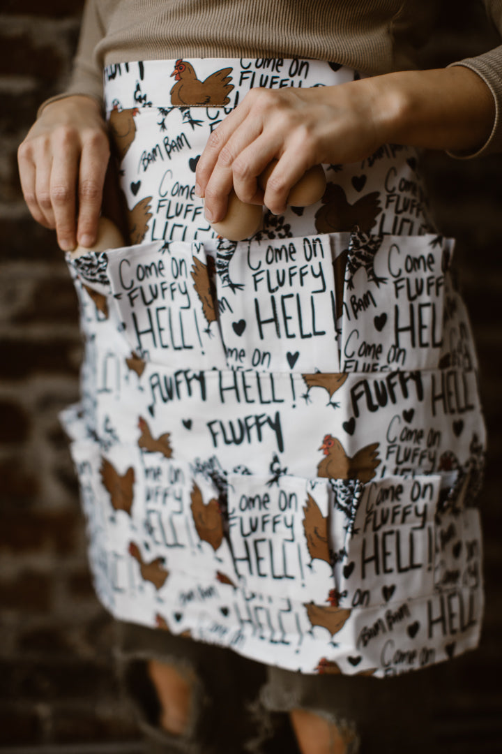 Giveaway: The Egg Collecting Apron by Fluffy Layers - Tilly's Nest