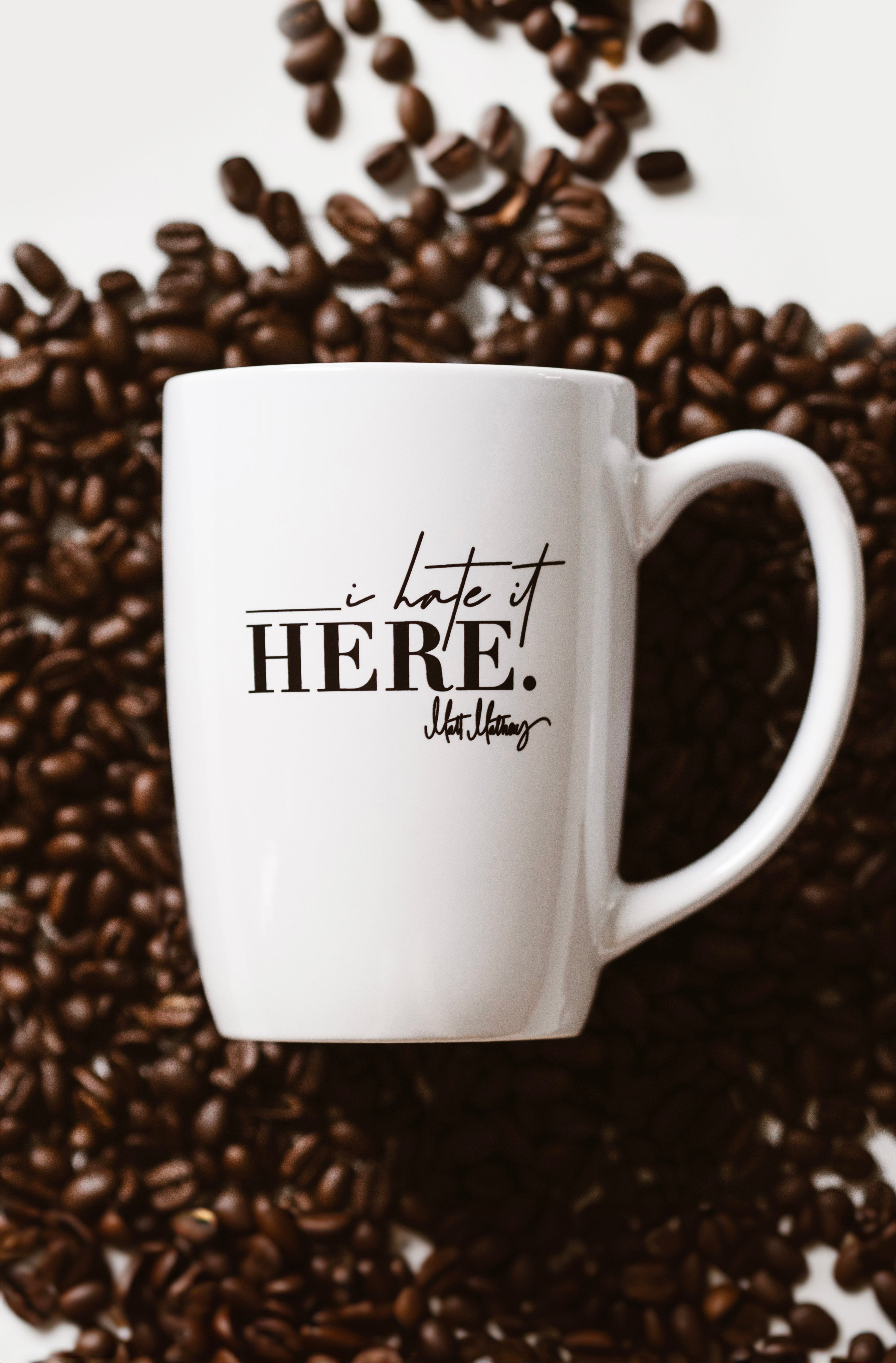 alpaca i hate morning coffee mug Hate It Here Coffee Mug – Matt Mathews
