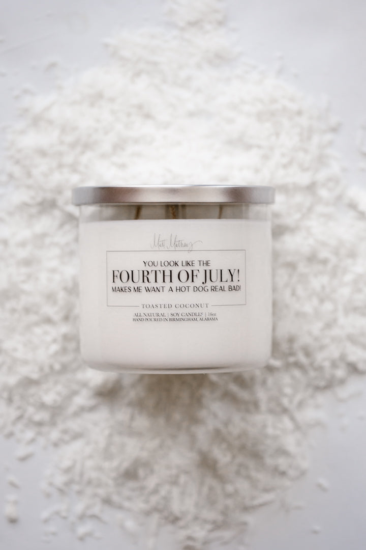 2025 4th of July Candle - Toasted Coconut