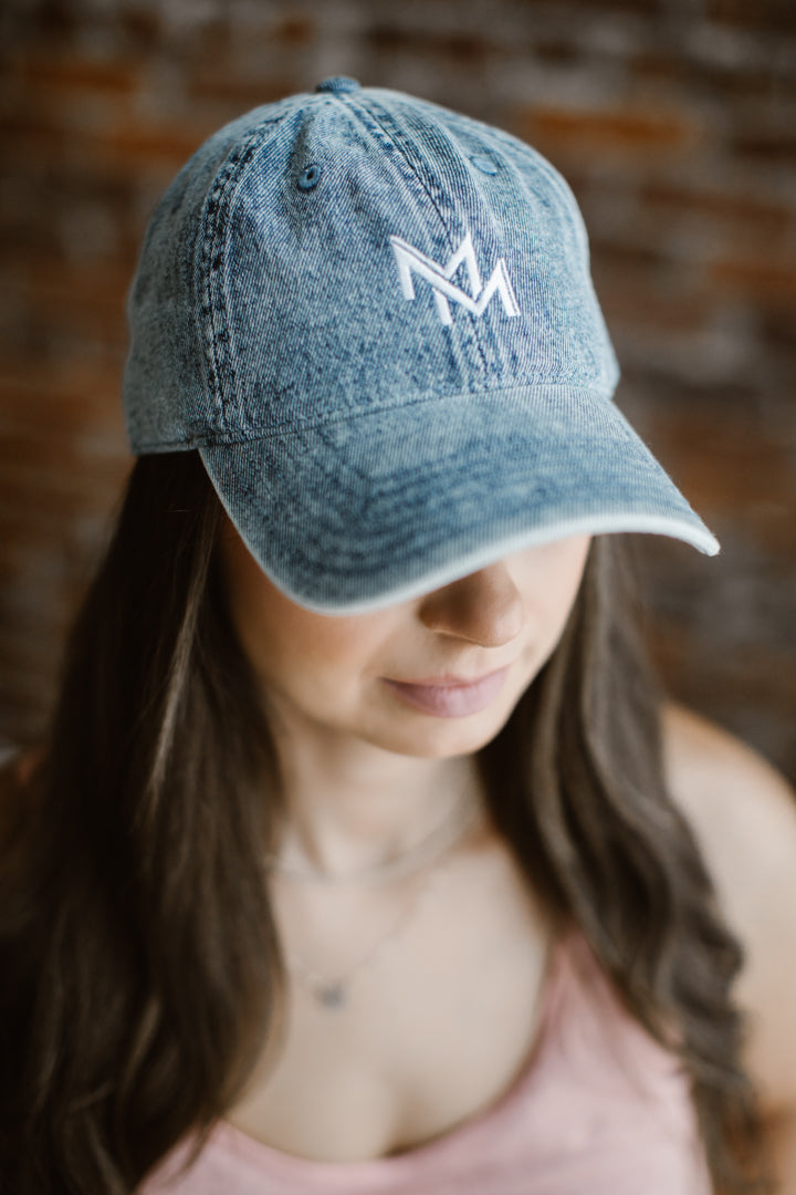 MM Logo Denim Hats