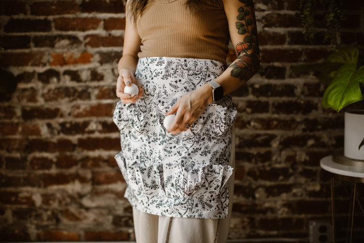 New Floral Chicken Egg Apron