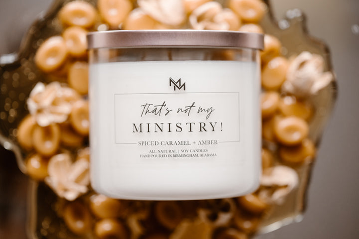 Spiced Caramel + Amber Candle