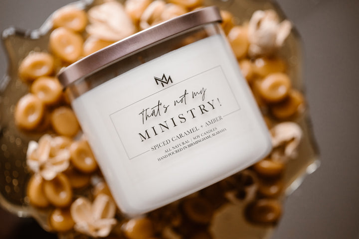 Spiced Caramel + Amber Candle