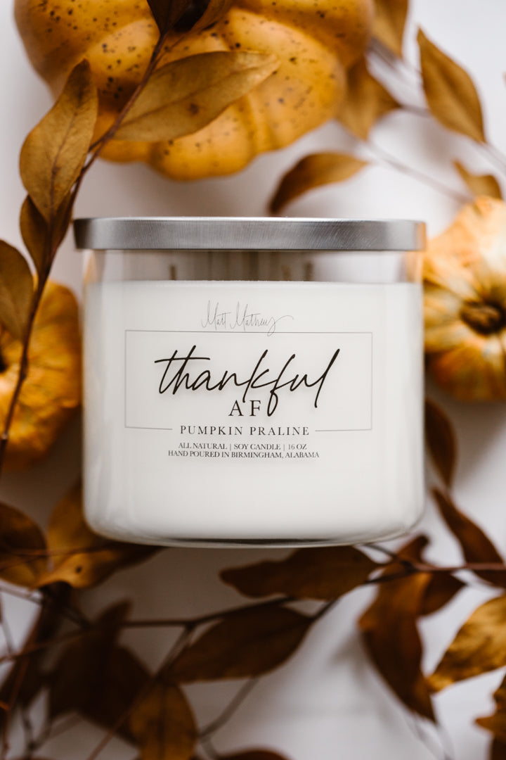 Pumpkin Praline -Thanksgiving Candles