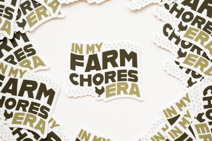 Farm Chores Era Sticker
