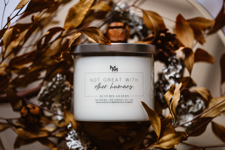 Autumn Leaves Candle