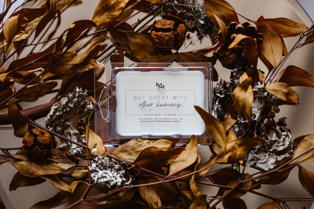Autumn Leaves Candle