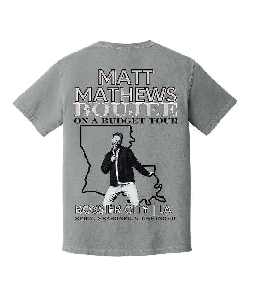 Exclusive Bossier City, Louisiana Boujee on a Budget Show T-Shirt