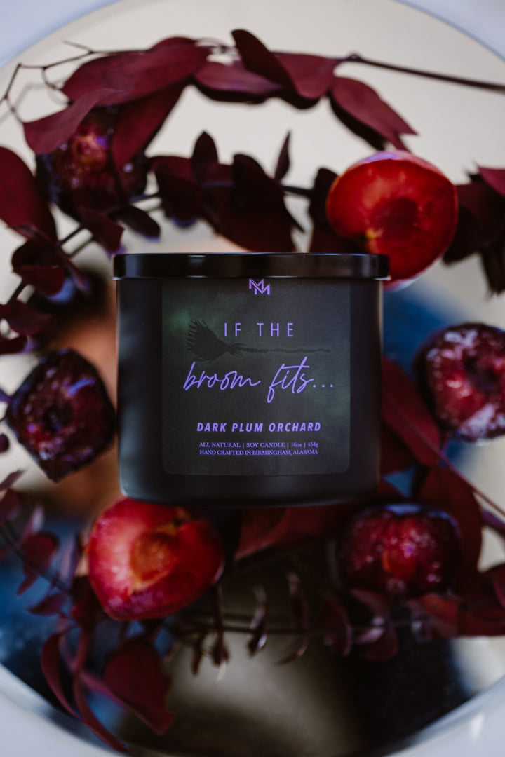 Dark Plum Orchard 2026 Halloween Candle