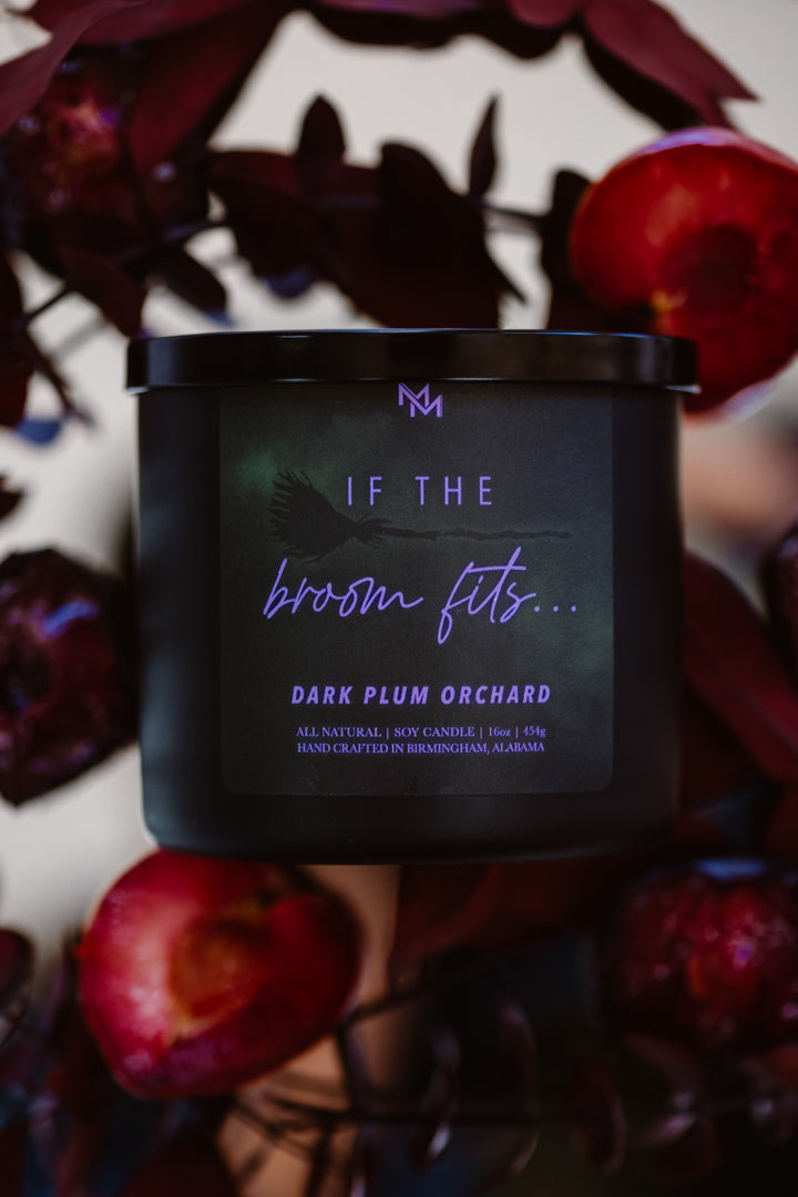 Dark Plum Orchard 2026 Halloween Candle