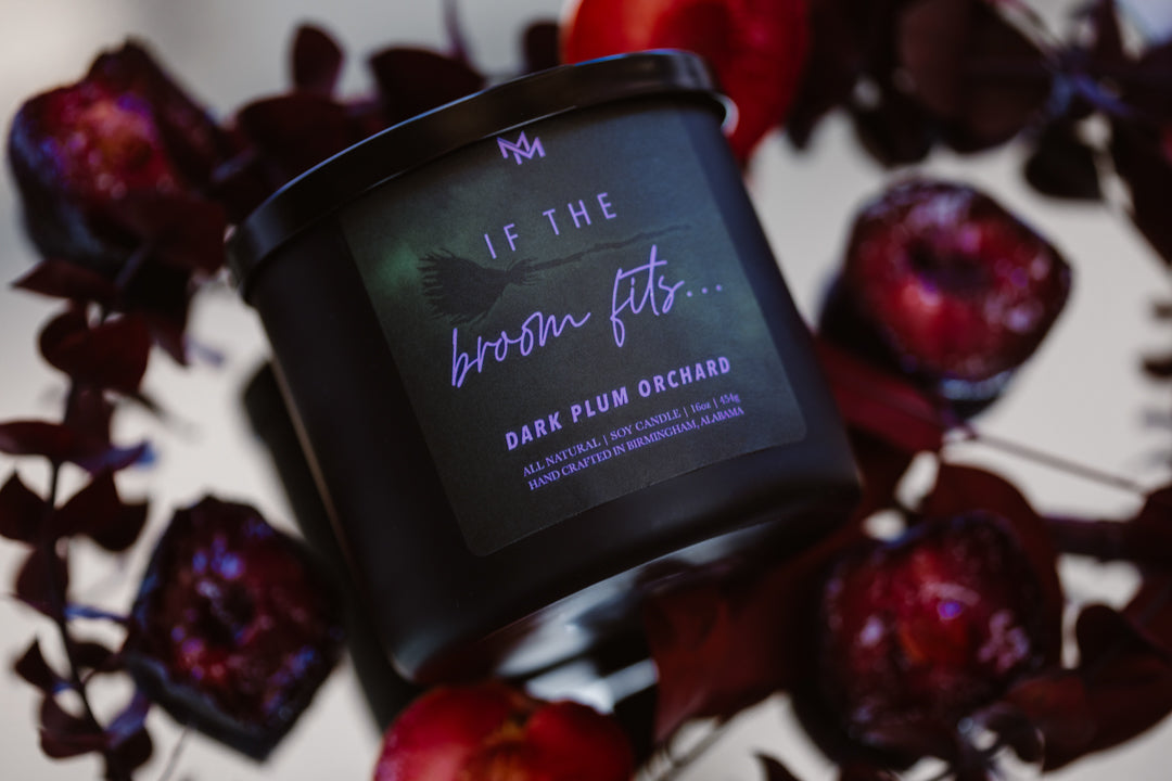 Dark Plum Orchard 2026 Halloween Candle