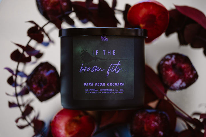 Dark Plum Orchard 2026 Halloween Candle