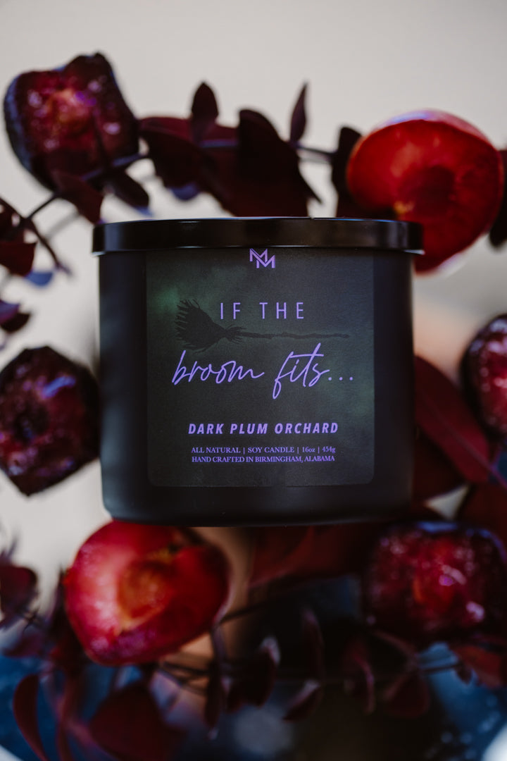 Dark Plum Orchard 2026 Halloween Candle