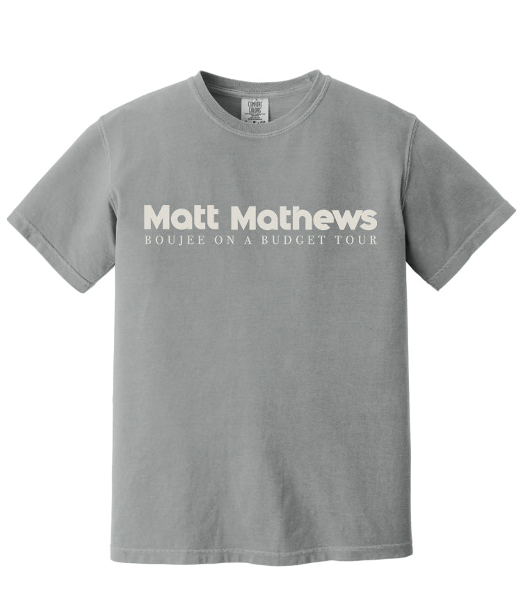 Exclusive Davenport, Iowa Boujee on a Budget Show T-Shirt