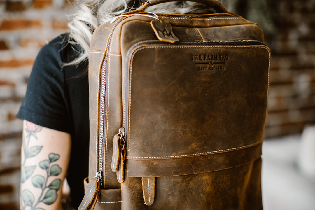 bolongaro trevor matty leather backpack THE FARM BAG BY MATT MATHEWS – Matt Mathews