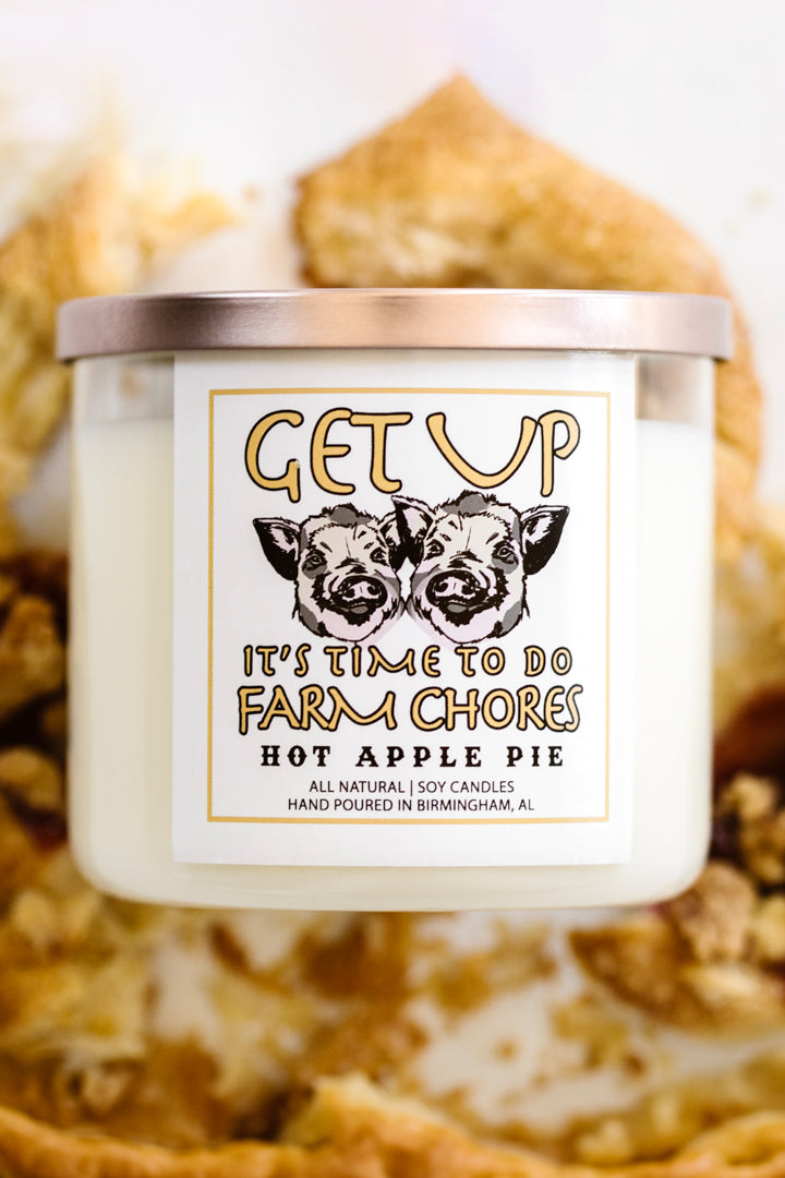 Farm Chores Collection: Hot Apple Pie Candle