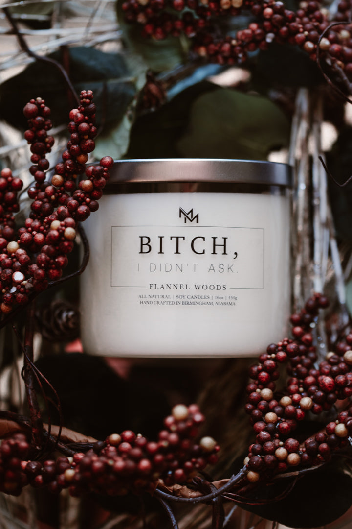 Flannel + Woods Candle