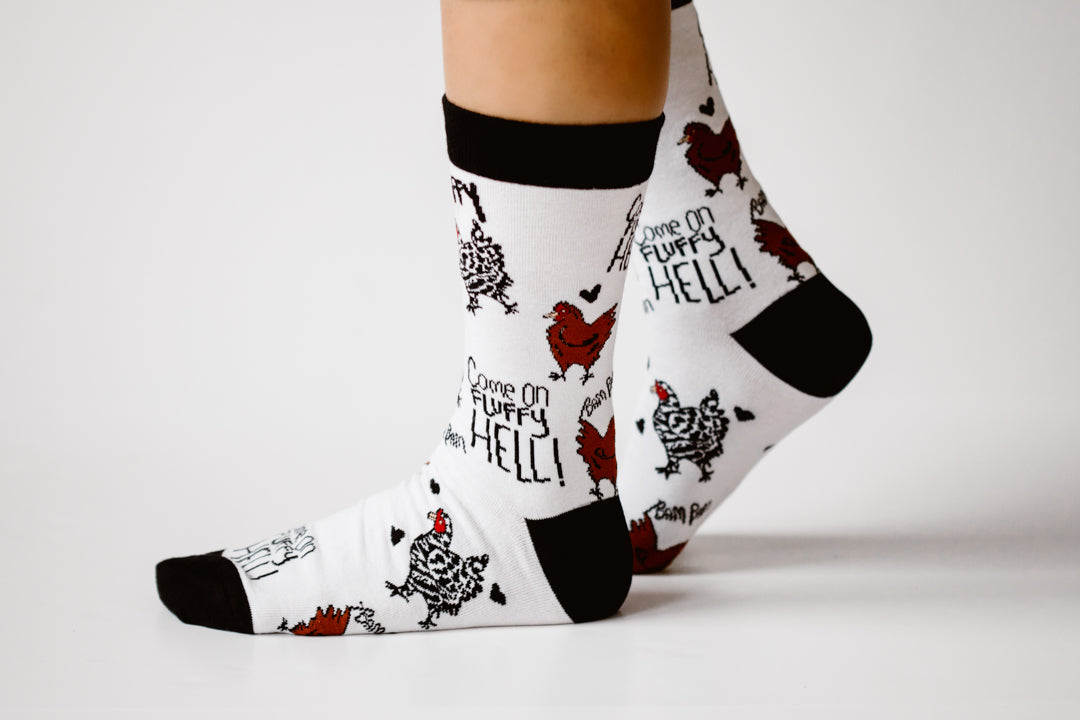 Forever Fluffy Chicken Socks
