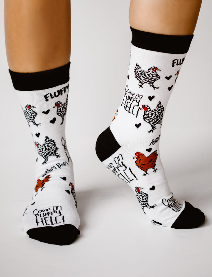 Forever Fluffy Chicken Socks