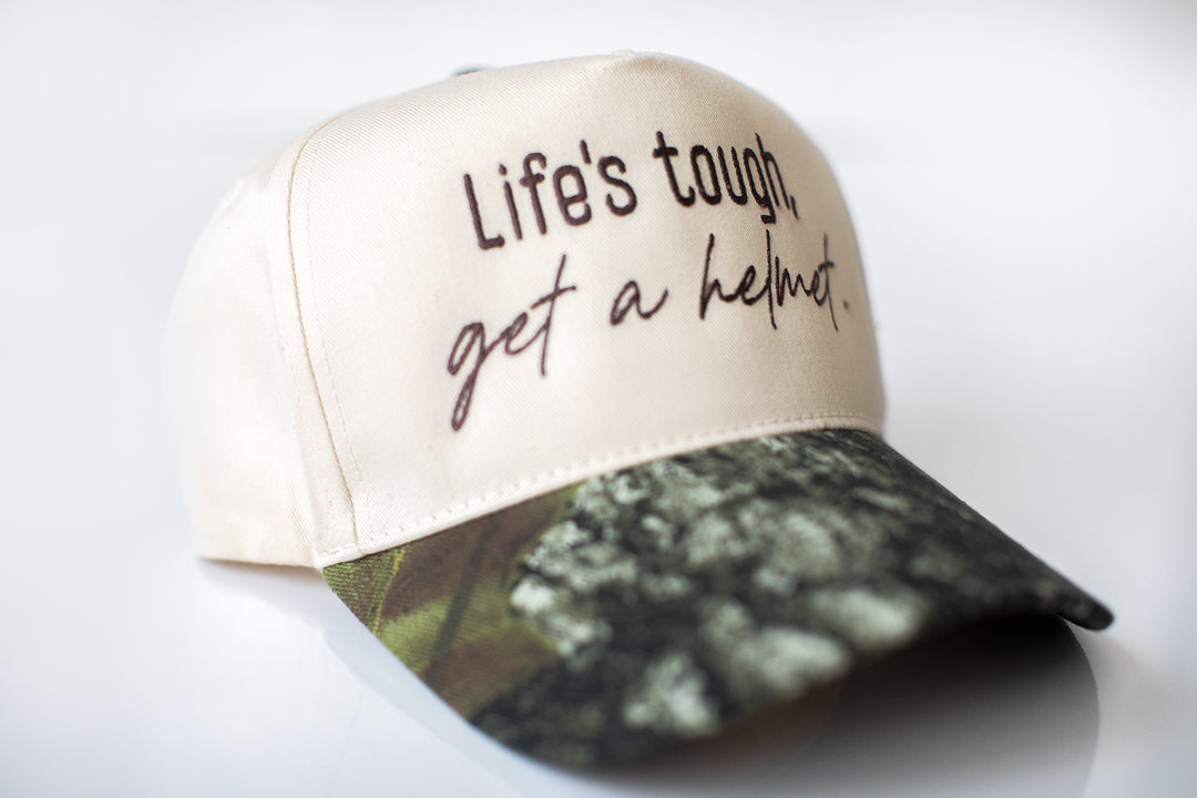 Life's Tough, Get a Helmet Hat - MM Hats Collection