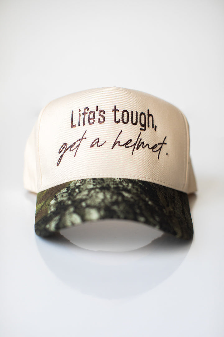 Life's Tough, Get a Helmet Hat - MM Hats Collection