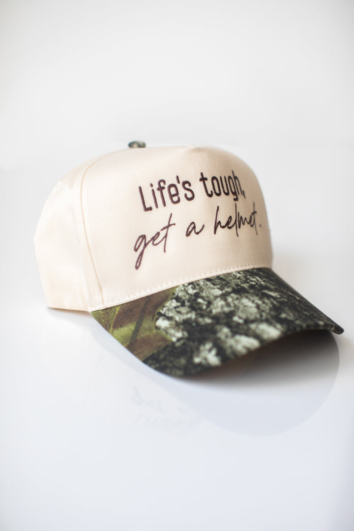 Life's Tough, Get a Helmet Hat - MM Hats Collection