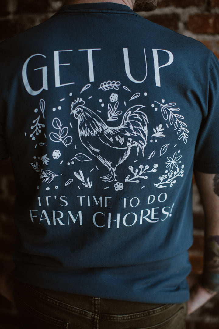 Get Up It's Time to Do Farm Chores T-Shirt 2024