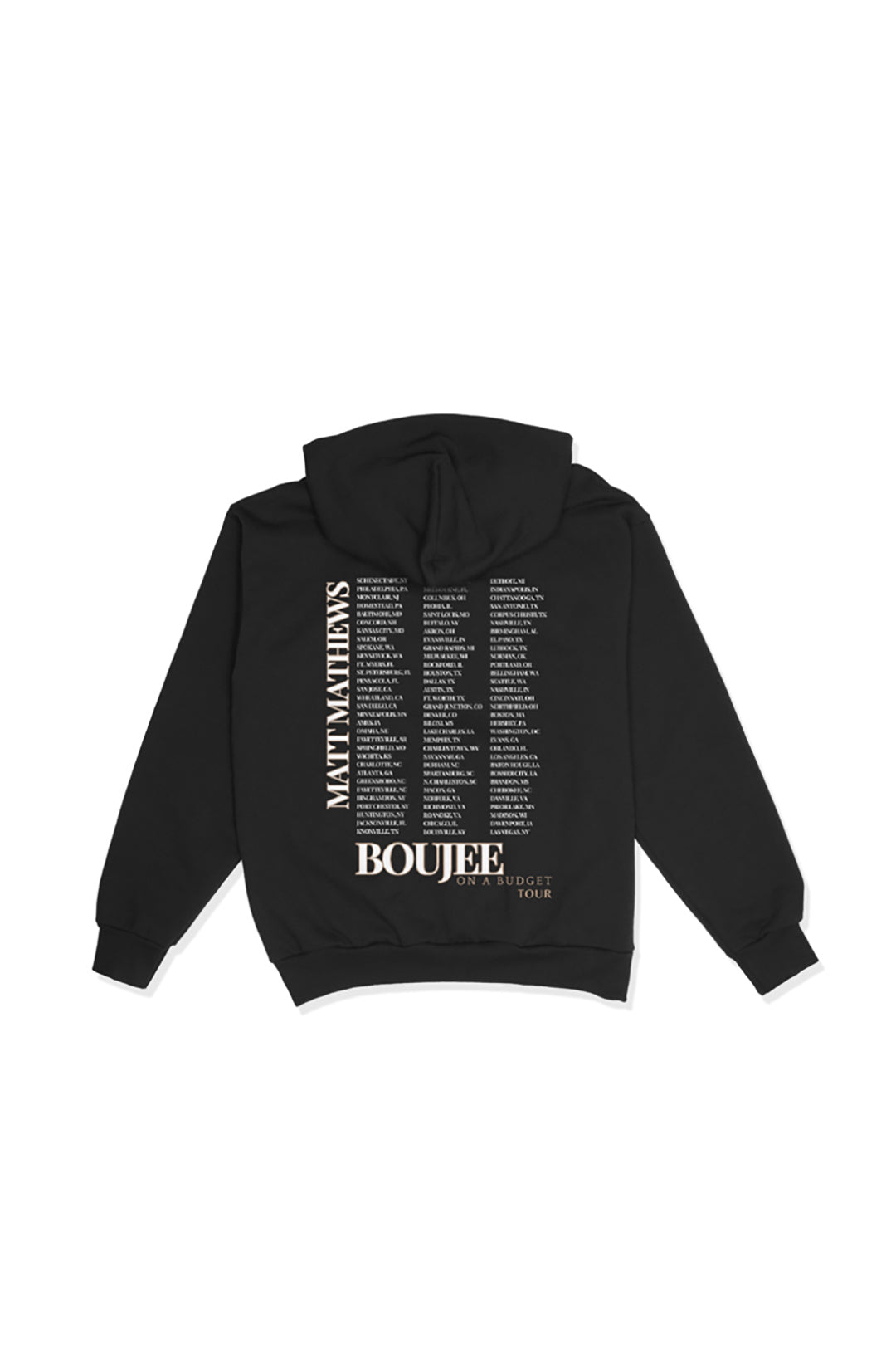 Exclusive Boujee on a Budget Tour Hoodie