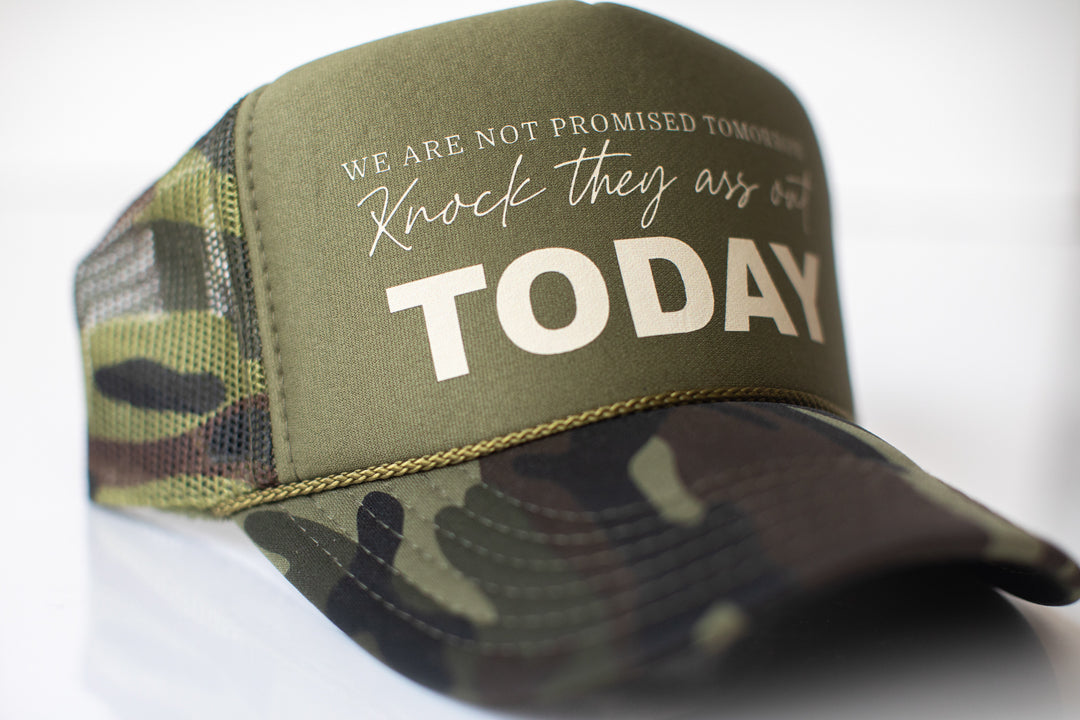 Knock They Ass Out Today Hat - MM Hats Collection