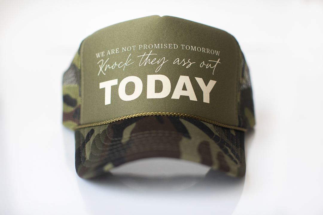 Knock They Ass Out Today Hat - MM Hats Collection