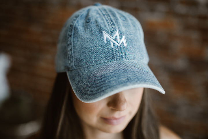 MM Logo Denim Hats