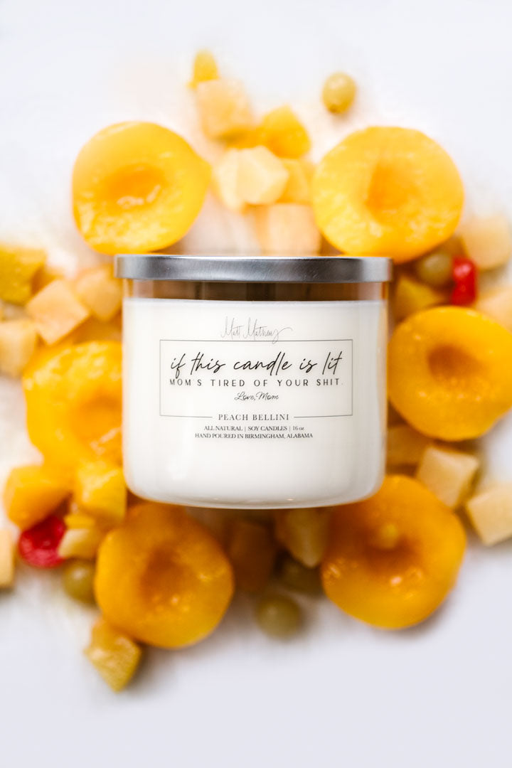Peach Bellini Mother's Day Candle