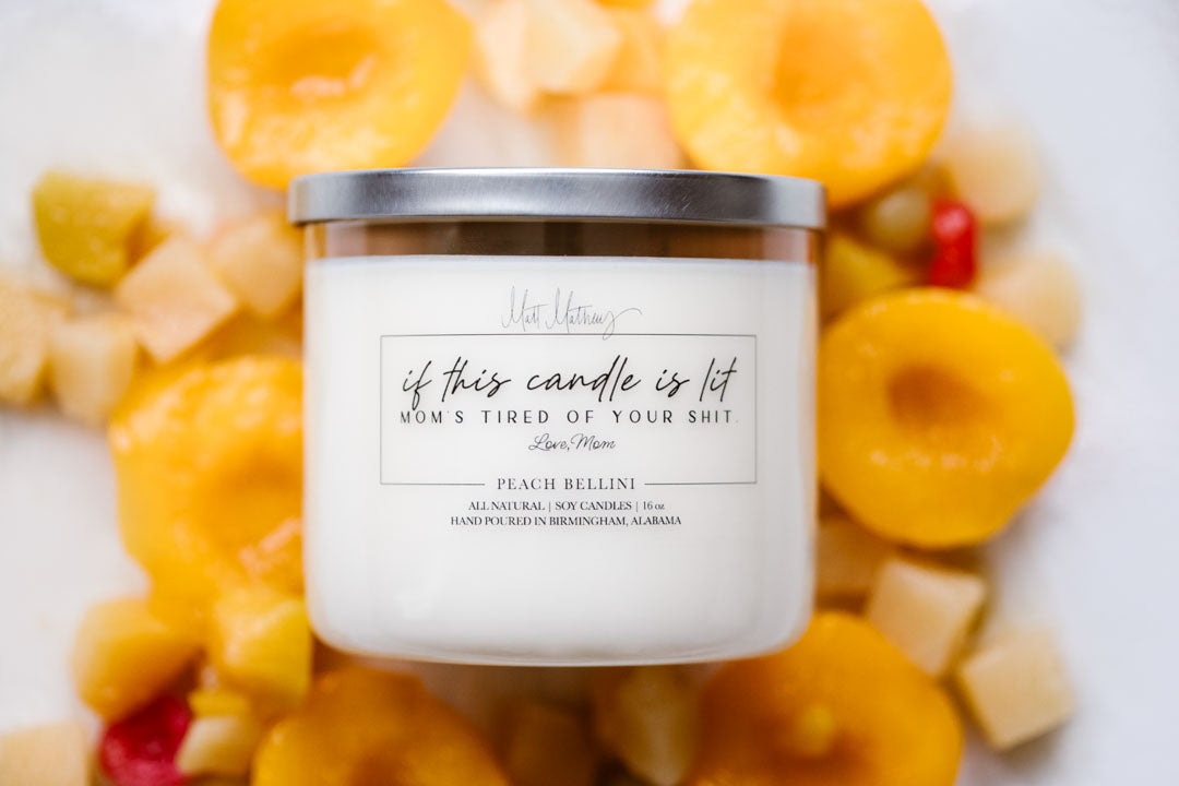 Peach Bellini Mother's Day Candle
