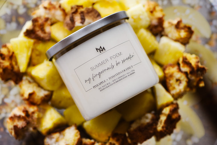 Pineapple + Toasted Coconut Candle