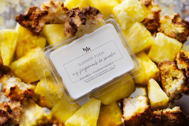 Pineapple + Toasted Coconut Candle