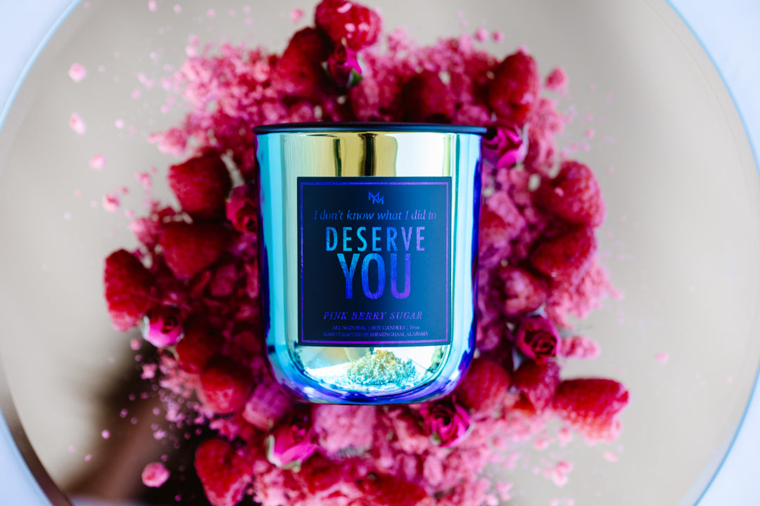 Pink Berry Sugar - Thank You Candle