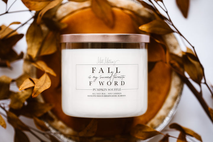 Pumpkin Soufflé Candle