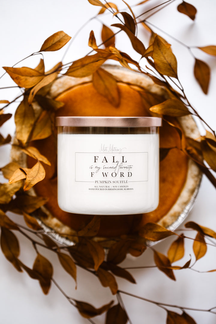 Pumpkin Soufflé Candle