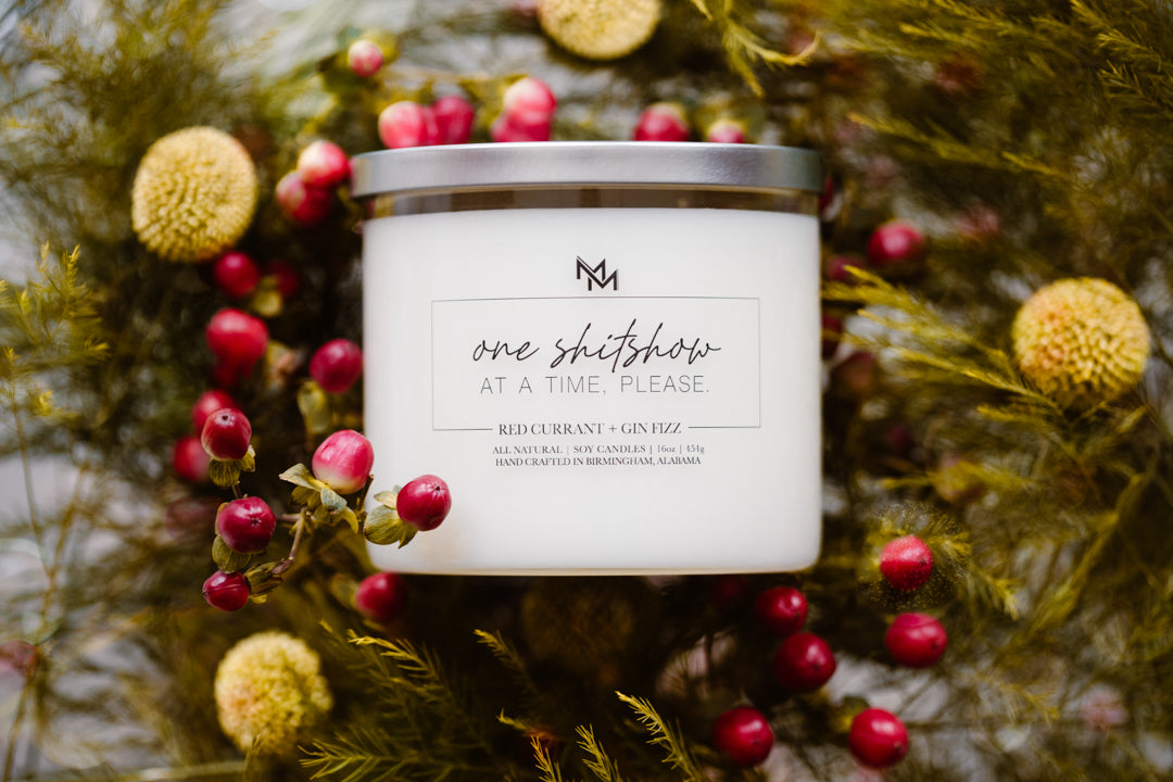 Red Currant + Gin Fizz Candle