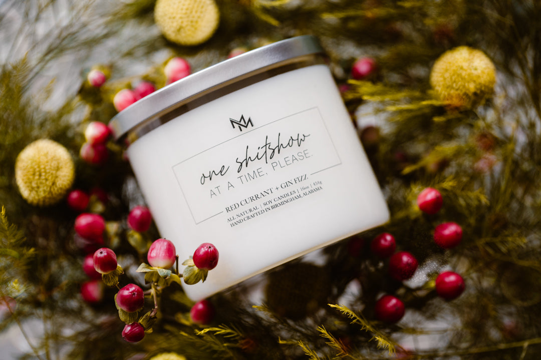 Red Currant + Gin Fizz Candle