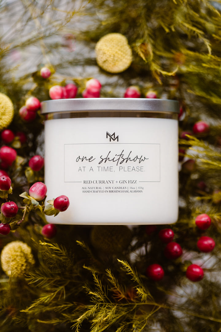 Red Currant + Gin Fizz Candle