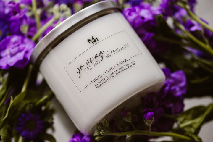 Violet + Lilac + Wisteria Candle
