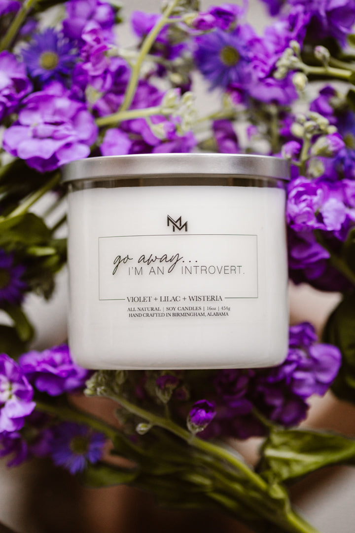 Violet + Lilac + Wisteria Candle