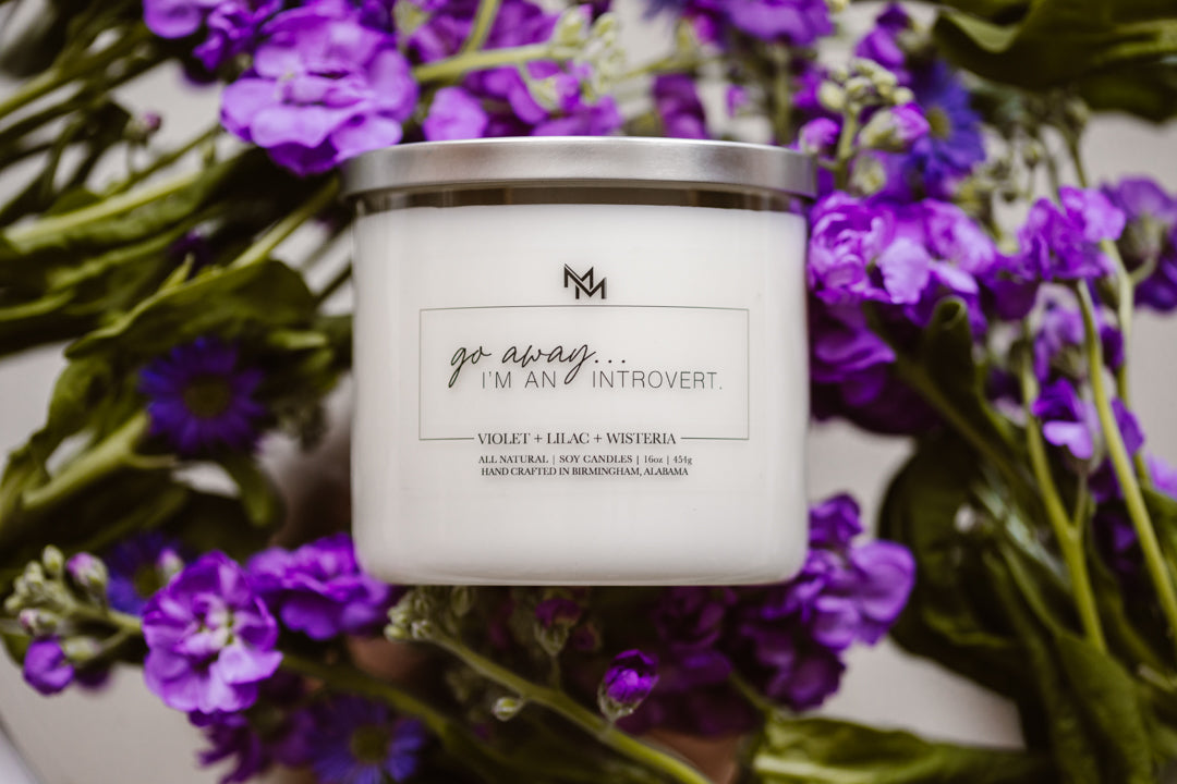 Violet + Lilac + Wisteria Candle