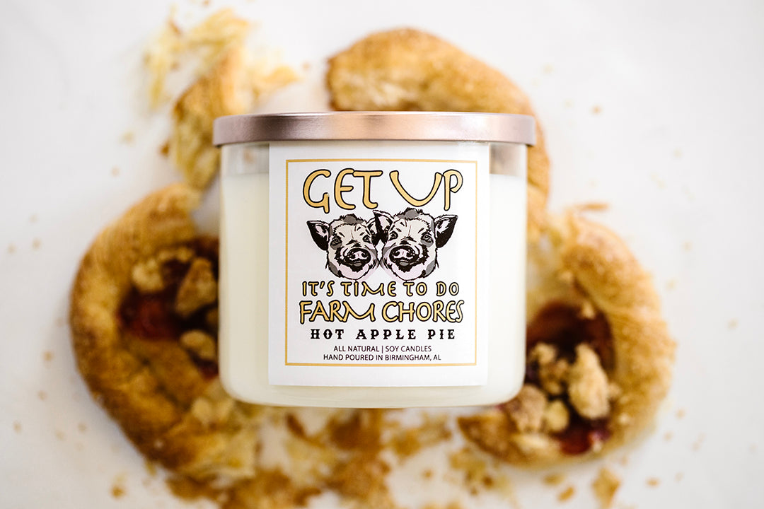 Farm Chores Collection: Hot Apple Pie Candle